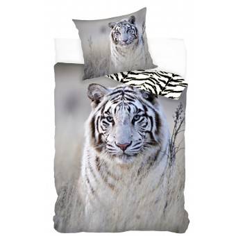 Tiger Sengetøj 140 x 200, 100 procent bomuld