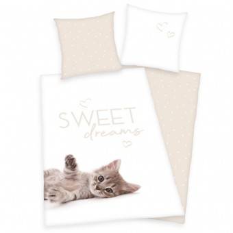 Kattekilling Sweat Dreams Sengetøj - 100 procent bomuld
