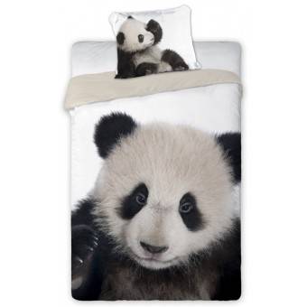 Panda Sengetøj 140x200 cm - 100 procent bomuld