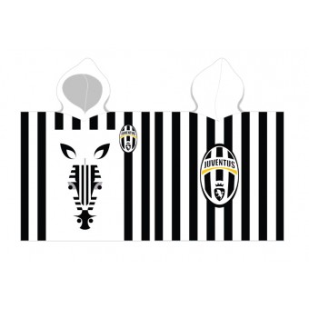 Juventus Poncho / Håndklæde med hætte - 100 procent bomuld