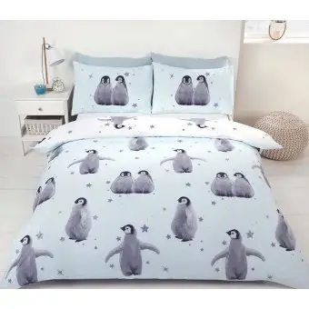 Stjerneklare pingviner Sengetøj