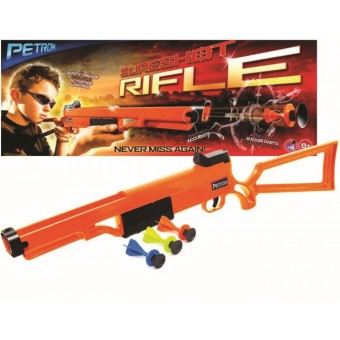 Sureshot Rifle til børn m/3 dartpile