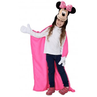 Minnie Mouse Luksus Poncho med hætte