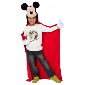 Mickey Mouse Luksus Poncho med hætte
