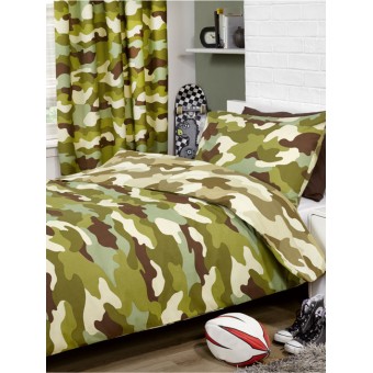 Army Camouflage Vendbart Sengetøj