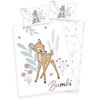 Disney Bambi Sengetøj 100x135 cm - 100 procent bomuld - GREEN by OEKO-TEX